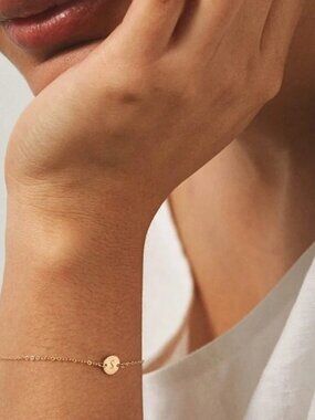 Minimalist Initial Letter Boho Bracelet/Anklet